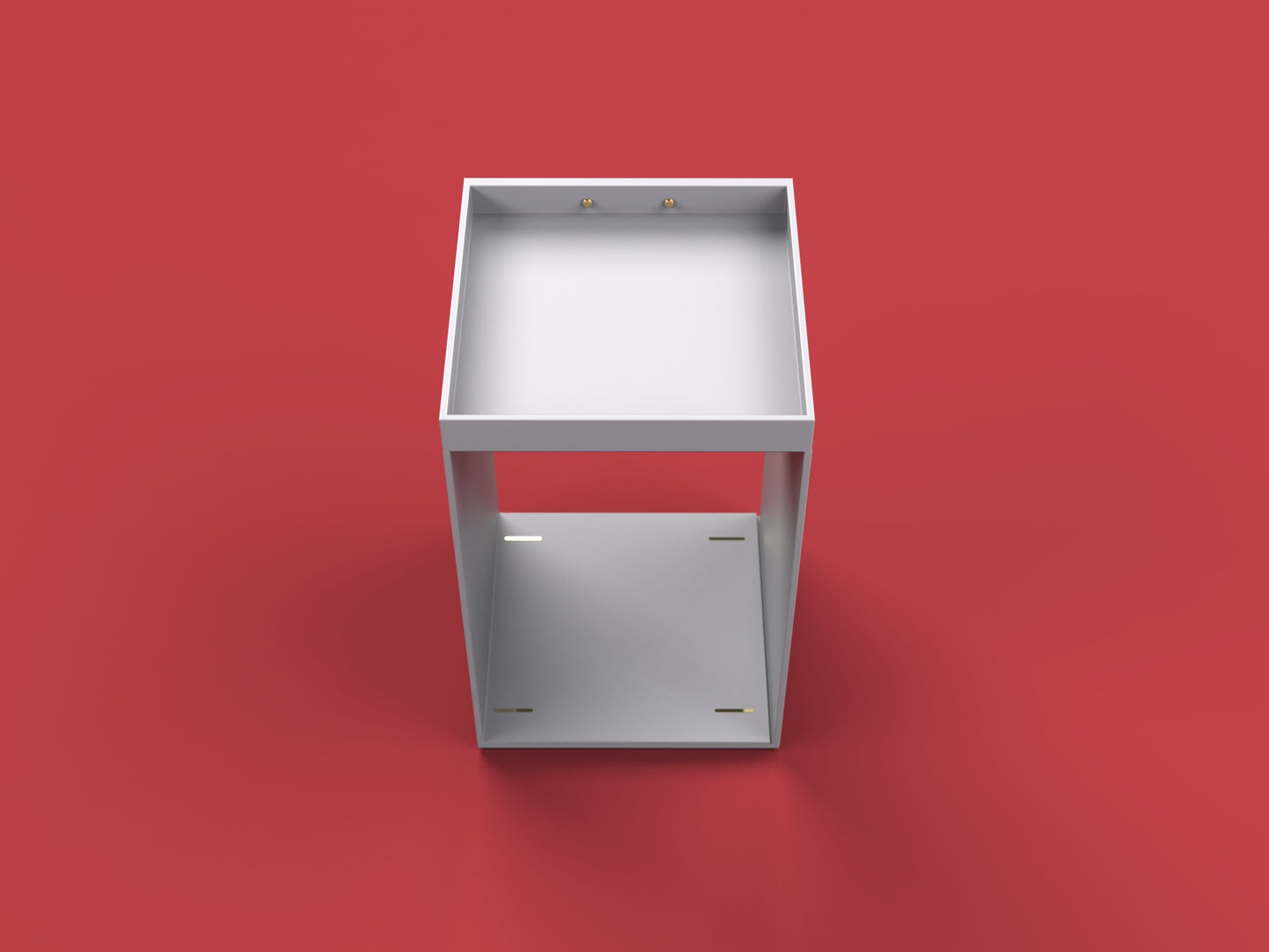 Squares and Circle Foldable desk cubby Blueprint